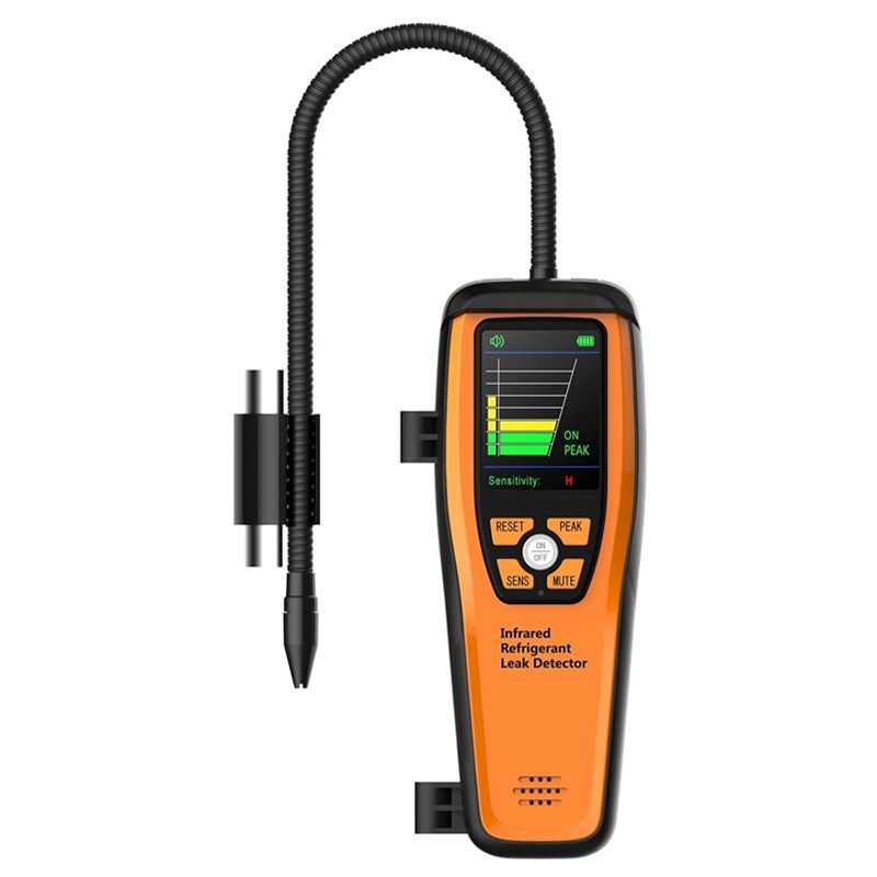 HVAC Refrigerant Leak Detector 10 Yrs Infrared Sensor Life Air Conditioning Detection, Automotive Gas Finder, ILD-200 HVAC Refrigerant Leak Detector 10 Yrs Infrared Sensor Life Air Conditioning Detection, Automotive Gas Finder, ILD-200