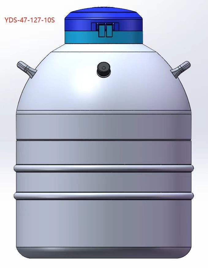 YDS 2L 50B Liquid Nitrogen Storage tank Cryogennic Liquid Nitrogen Dewar with Trolly for Laboratory Transport Shipment YDS 2L 50B Liquid Nitrogen Storage tank Cryogennic Liquid Nitrogen Dewar with Trolly for Laboratory Transport Shipment