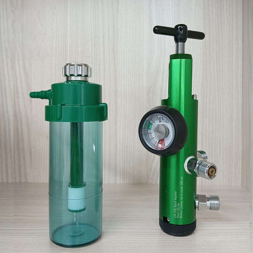 Medical Oxygen 0-8/0-15/0-25L/ Gas Cylinder Integrated Regulator Valve Bag with CGA540 CGA780 Filling Port Medical Oxygen 0-8/0-15/0-25L/ Gas Cylinder Integrated Regulator Valve Bag with CGA540 CGA780 Filling Port
