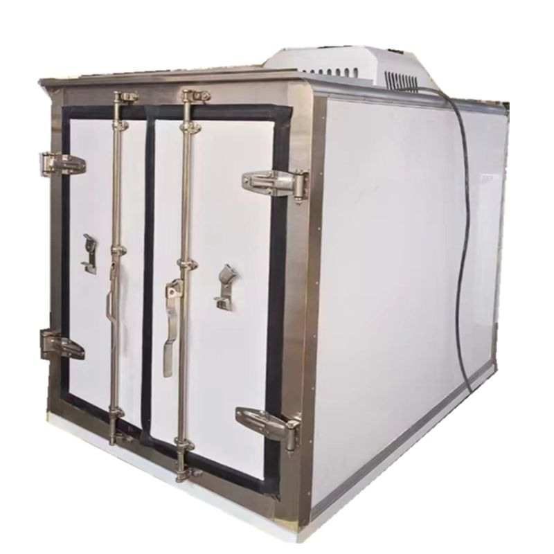 Custom Rotomolded Cargo Transfer Frozen Box of Van Pickup With 48V/45AH Battery 1.5m Freezer Container -18 Degree Custom Rotomolded Cargo Transfer Frozen Box of Van Pickup With 48V/45AH Battery 1.5m Freezer Container -18 Degree